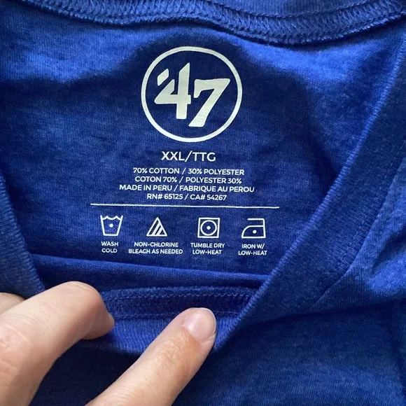 47 Brand New York Knicks Royal Blue Tee - Picture 2 of 5